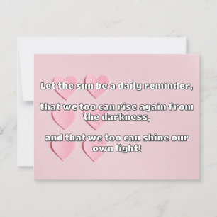 Carte Postale Empath Shine Positive Encouragement Citation