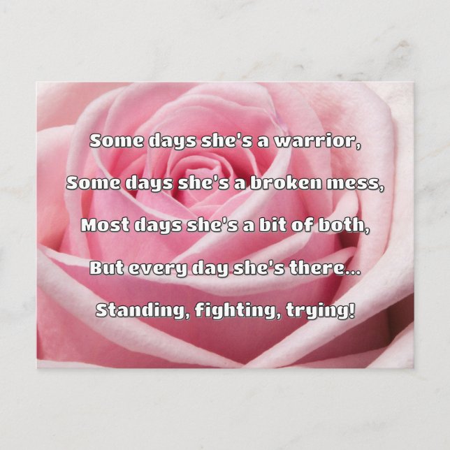 Carte Postale Empath Strength Positive Citation Encouragement (Devant)