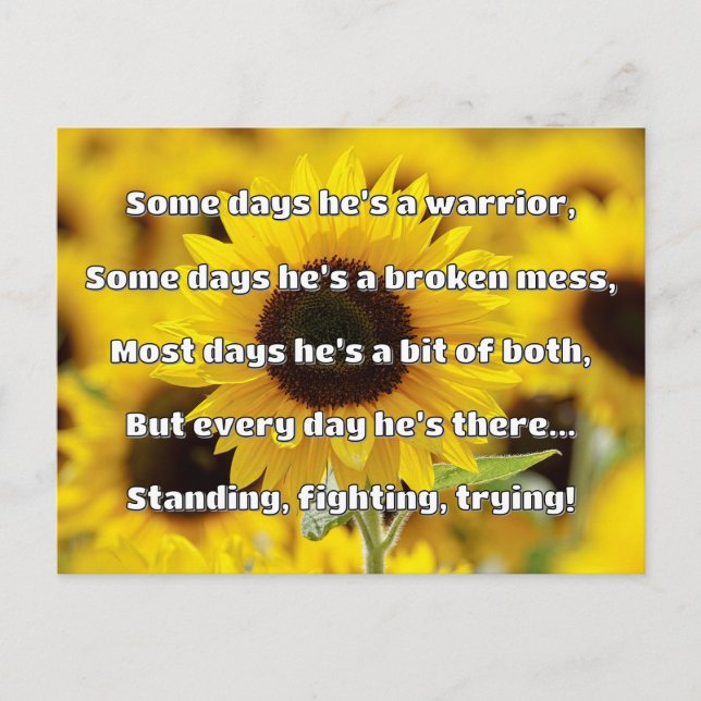 Carte Postale Empath Strength Positive Citation Encouragement (Devant)