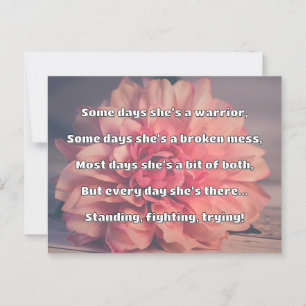 Carte Postale Empath Strength Positive Citation Encouragement