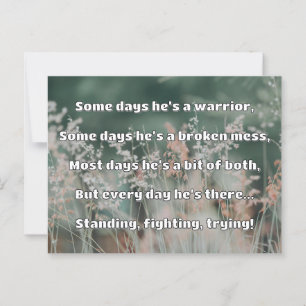 Carte Postale Empath Strength Positive Citation Encouragement