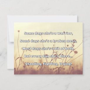 Carte Postale Empath Strength Positive Citation Encouragement