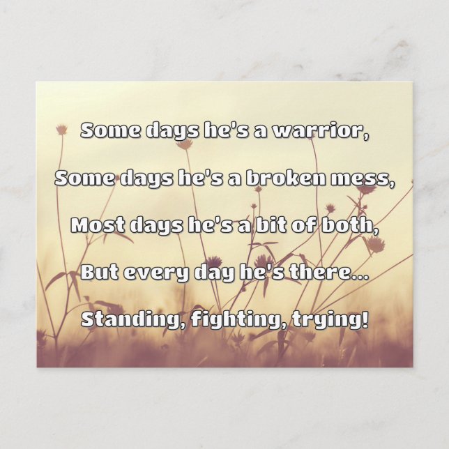 Carte Postale Empath Strength Positive Citation Encouragement (Devant)