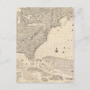 Carte Postale Empire britannique composite en Amérique