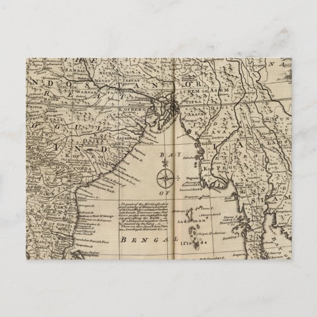 Carte Postale Empire Mogul, Inde (Devant)