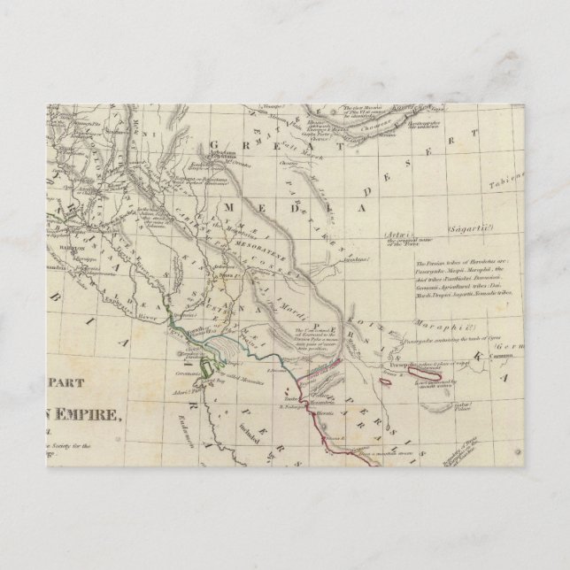 Carte Postale Empire perse, est (Devant)