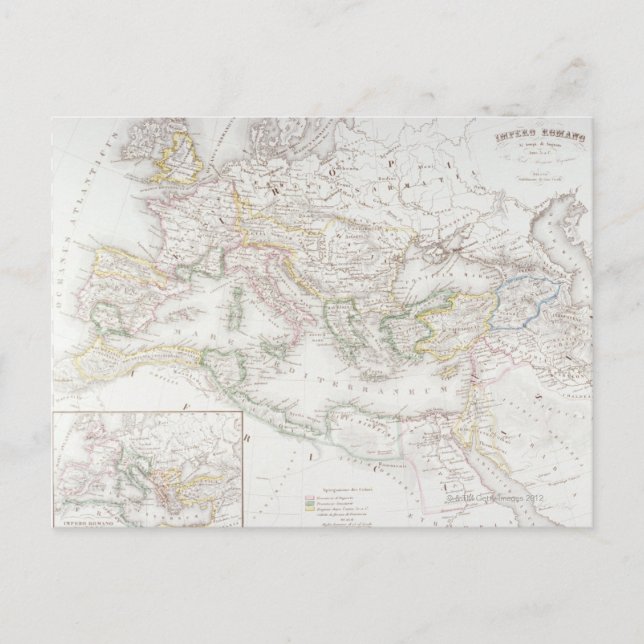 Carte Postale Empire romain (Devant)