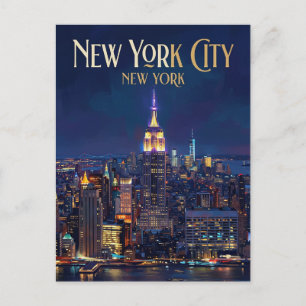 Carte Postale Empire State Building États-Unis