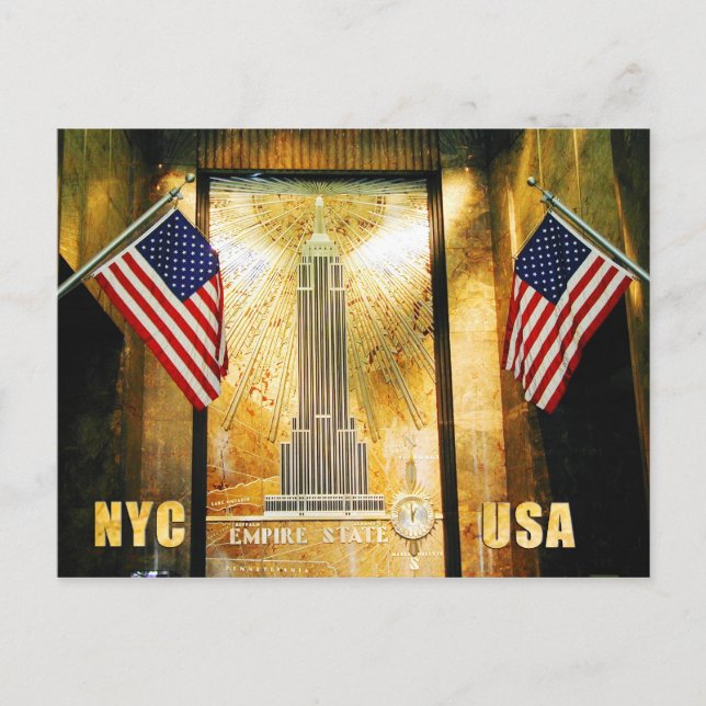 Carte Postale Empire State Building, New York City (Devant)