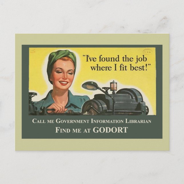 Carte Postale Emploi où je me sens le mieux (Devant)