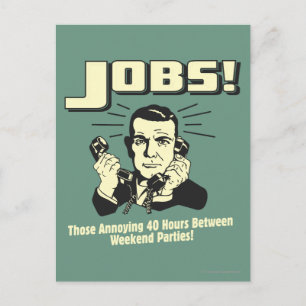 Carte Postale Emplois : Heures Entre Les Fêtes De Fin De Semaine