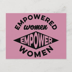 Carte Postale Empowered Women Empower Women