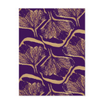 Empreinte de fleurs violettes