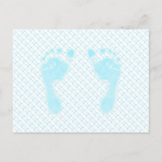 Carte Postale Empreintes bébé (Garçon)