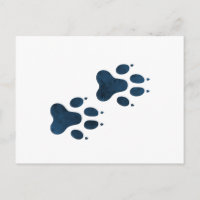 Empreintes de loup bleu