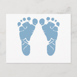 Cartes Postales Empreintes De Pas Bebe Originales Zazzle Fr