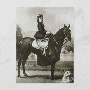 Carte Postale Empress Elisabeth équitation cheval sidesaddle #01