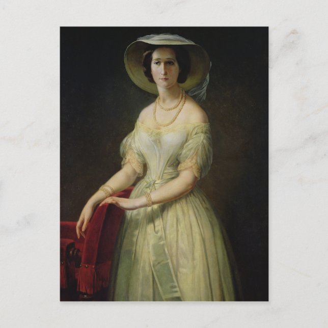 Carte Postale Empress Eugenie c.1853 (Devant)