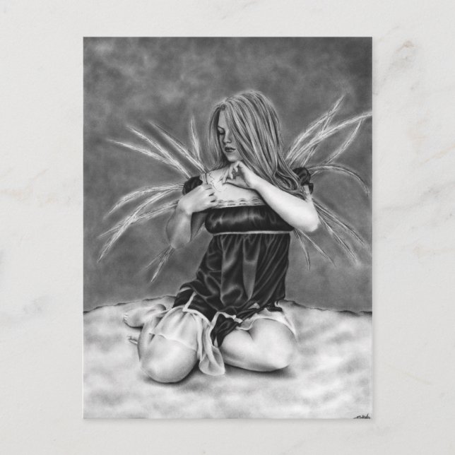 Carte postale Emprunté Wings Angel (Devant)