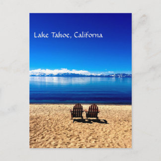 Carte Postale En attendant l'été sur le lac Tahoe