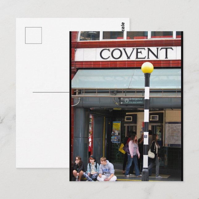 Carte Postale En attente à Covent (Devant / Derrière)