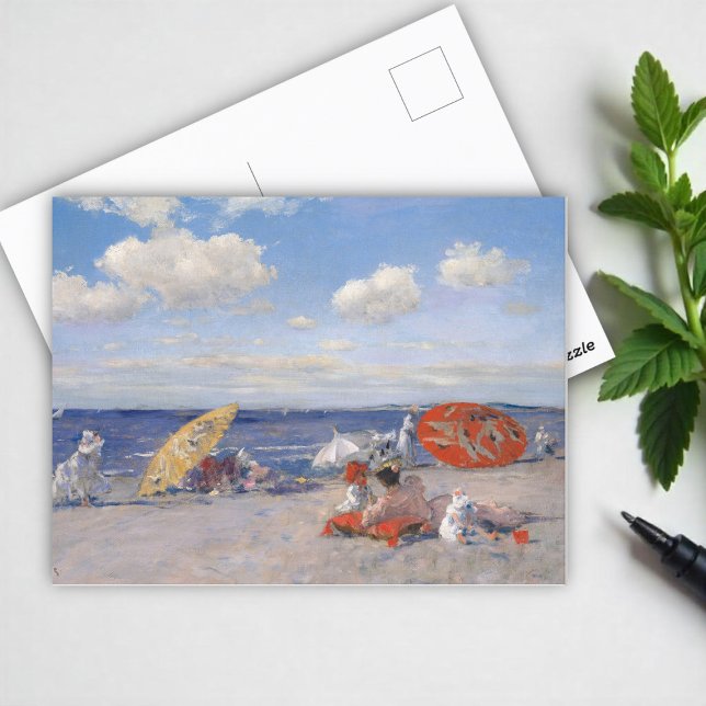 Carte Postale En bord de mer, William Chase (Créateur téléchargé)
