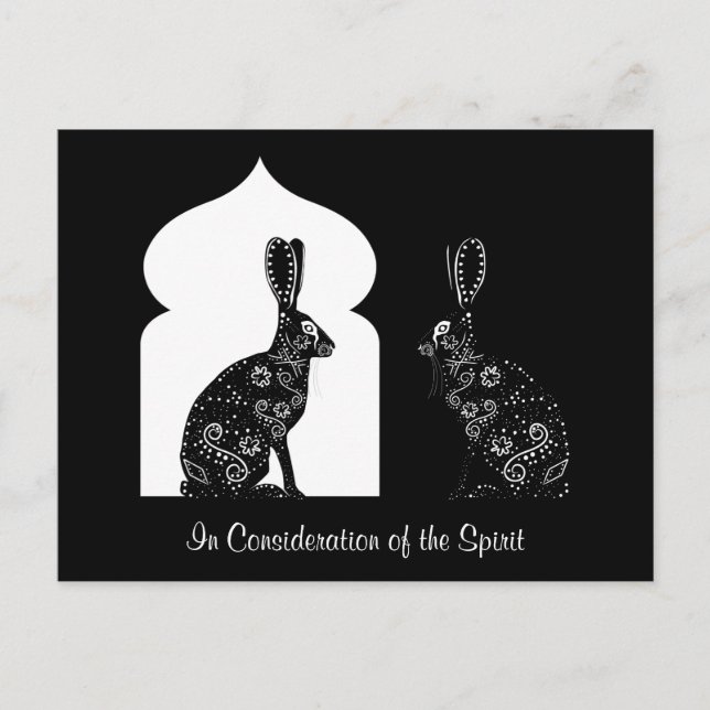 CARTE POSTALE EN CONSIDÉRATION DE L'ESPRIT (Devant)