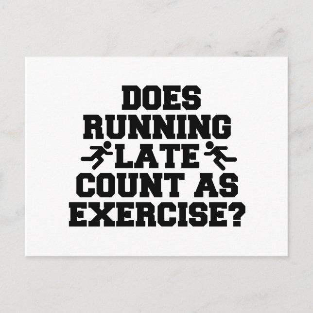 Carte Postale En cours en retard (Devant)