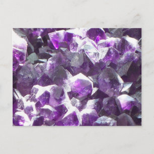 Carte postale en cristal Amethyst