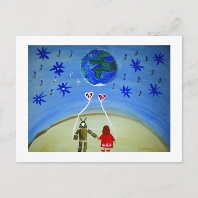 Carte Postale ...En d'autres termes...art de Jutta Gabriel... (Devant)