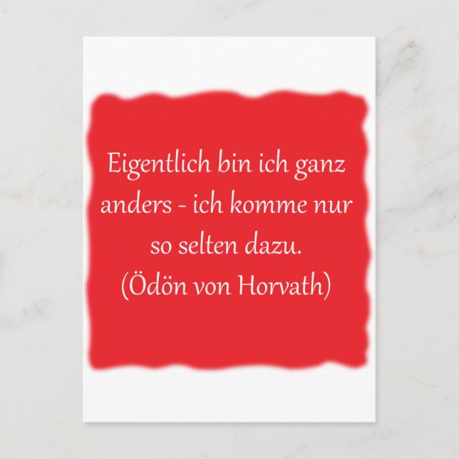 Carte Postale En fait, je suis très différente... (Devant)