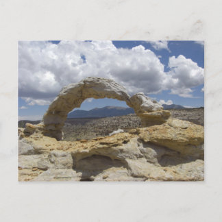 carte postale en grès blanc