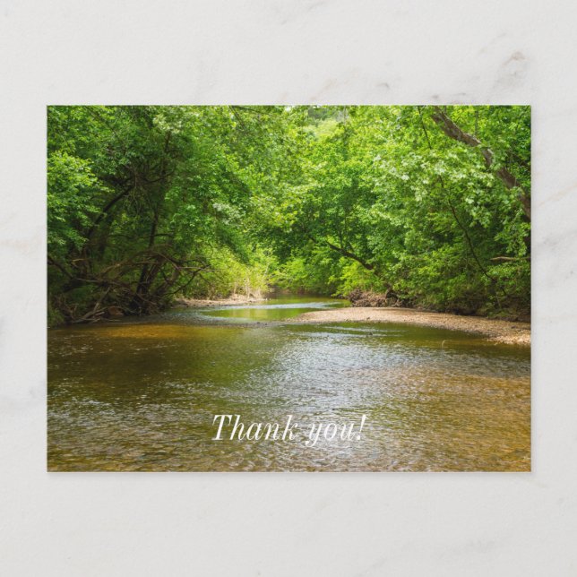 Carte Postale En haut d'un ruisseau (Devant)