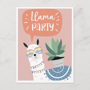 Carte postale en lama