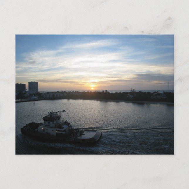 Carte Postale En mer (Devant)