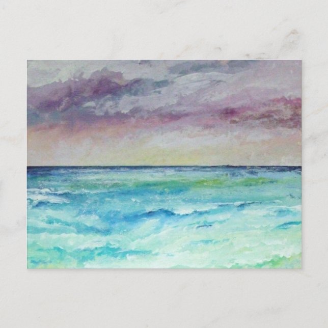 Carte Postale En mer de Chapel Porth, Cornouailles (Devant)