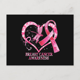 Carte Postale En Octobre Nous Portons Pink Breast Cancer Sensibi
