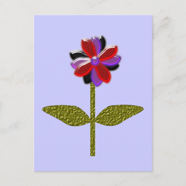 Carte postale en plastique brillant (Devant)