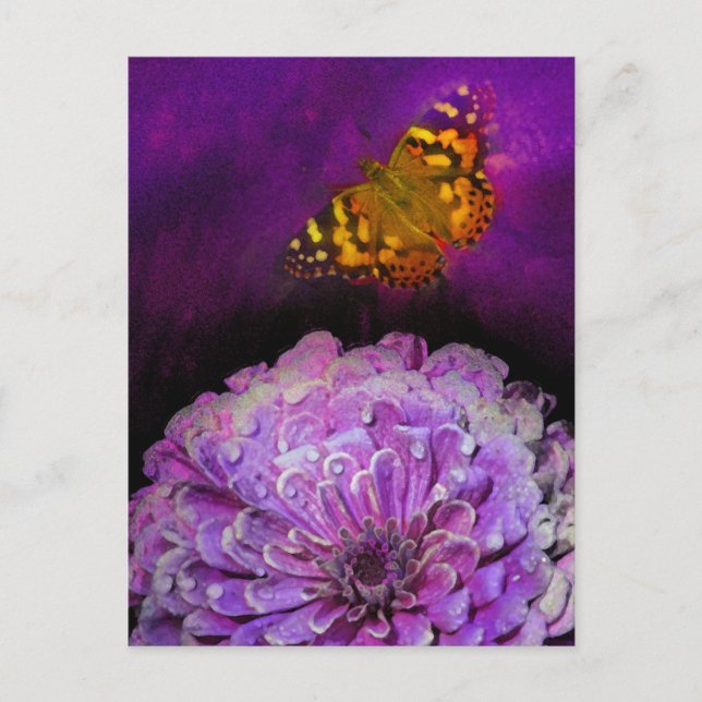 Carte Postale En pourpre (Devant)