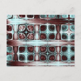 Carte postale en verre