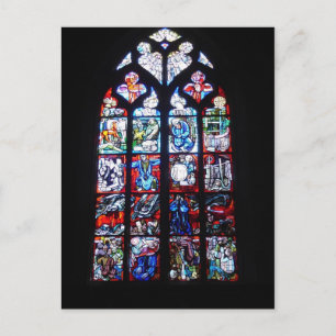 Carte postale en verre