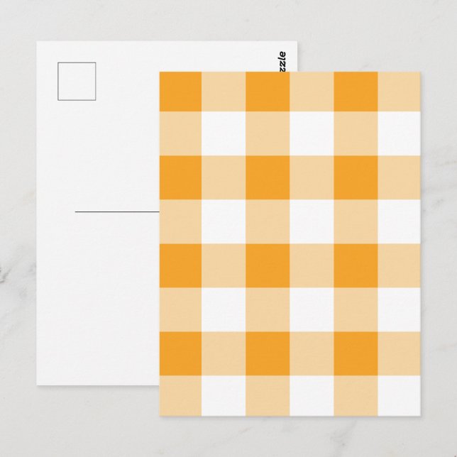 Carte Postale en vichy Motif (Devant / Derrière)