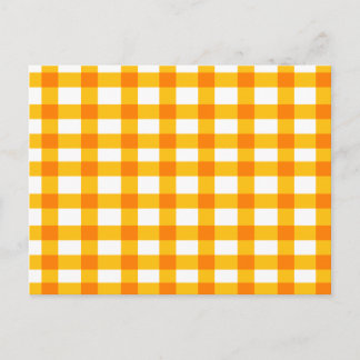 Carte Postale En vichy orange