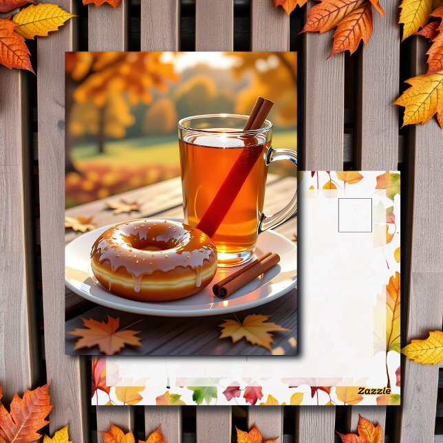 Carte Postale En vous envoyant des bénédictions d'automne (Créateur téléchargé)