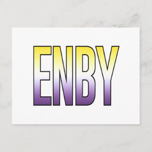 Carte Postale ENBY - Non binaire