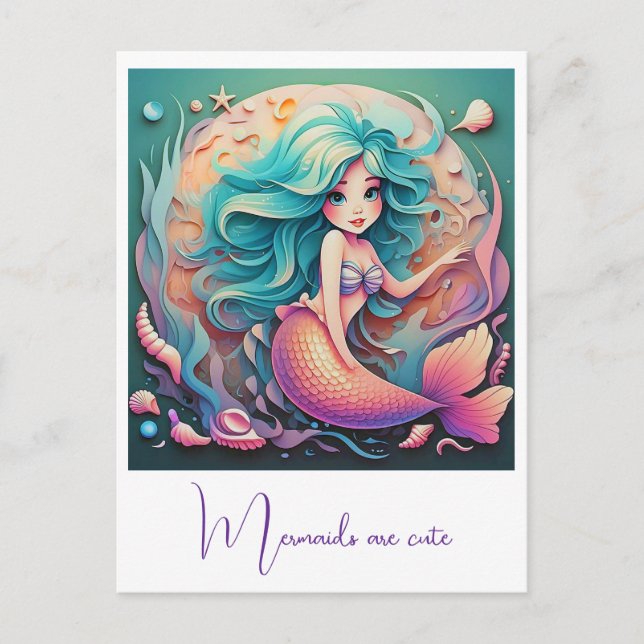 CARTE POSTALE " ENCHANTEURS SOUS-MARINS " (Devant)