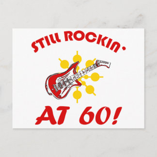 Carte Postale Encore Rockin À 60 Ans !