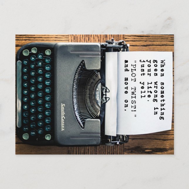 Carte postale encourageante, inspirante et amusant (Devant)