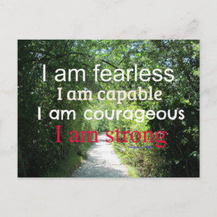 Carte Postale Encouragement motivationnel