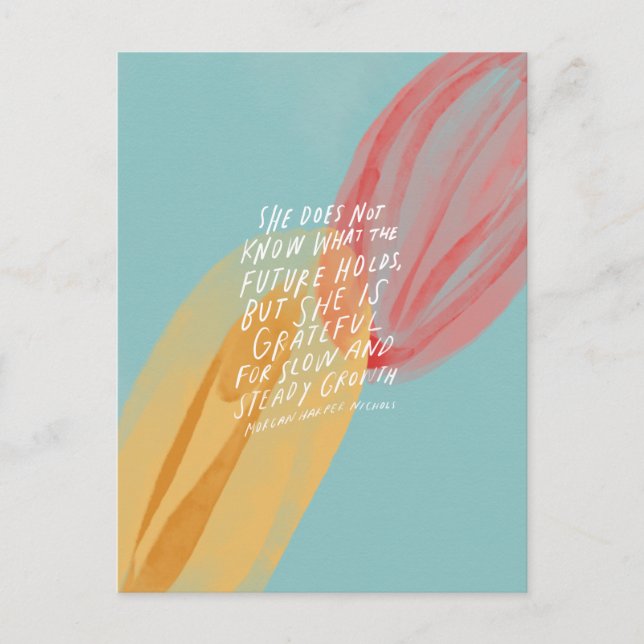 Carte Postale Encourager les citations pour les femmes (Devant)